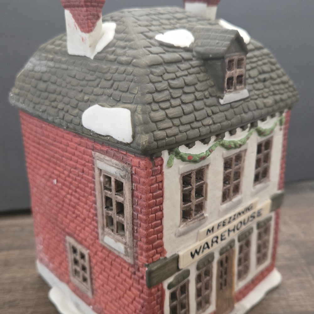 Festive Ceramic House Decor